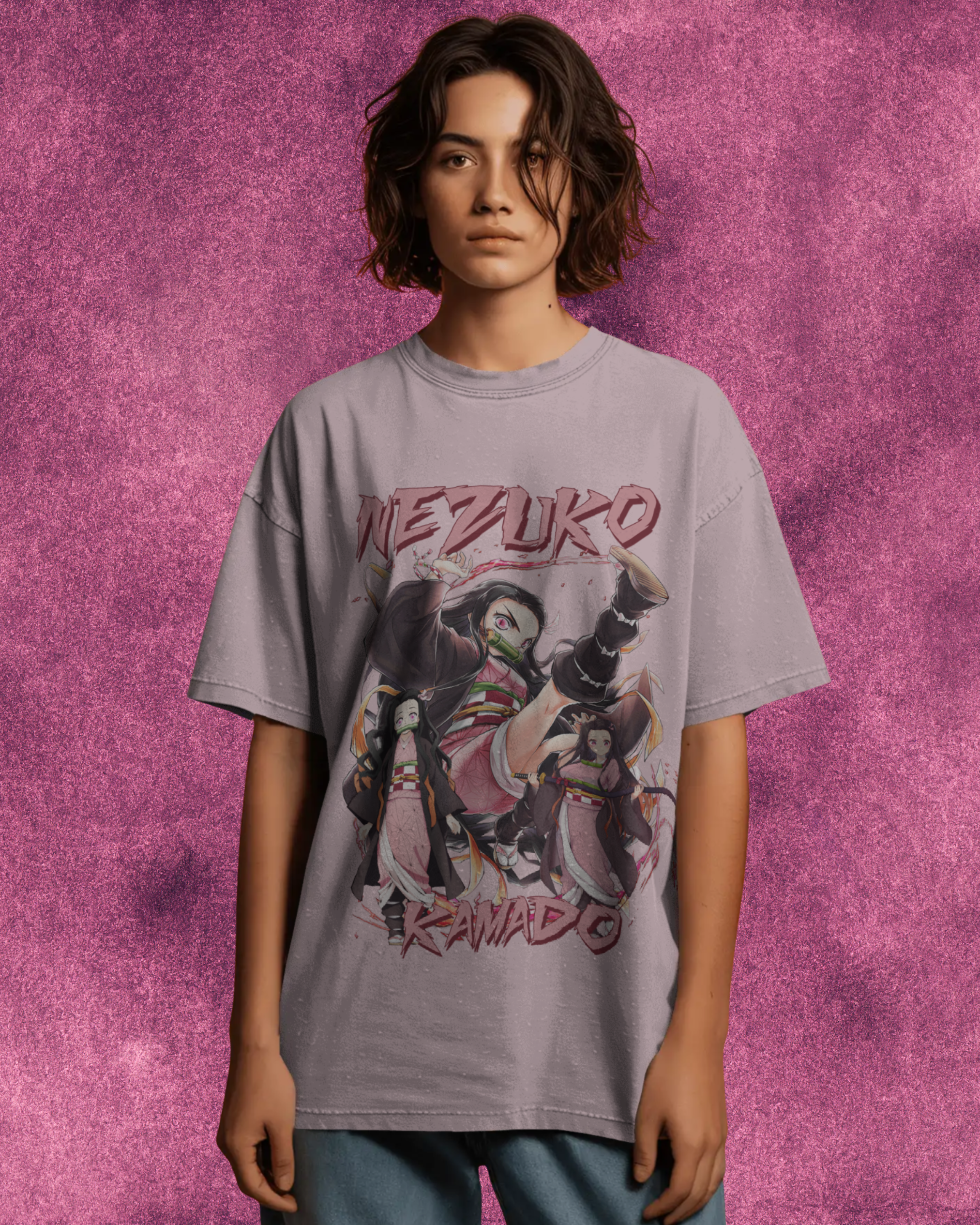 Nezuko Demon Slayer Oversized T-shirt