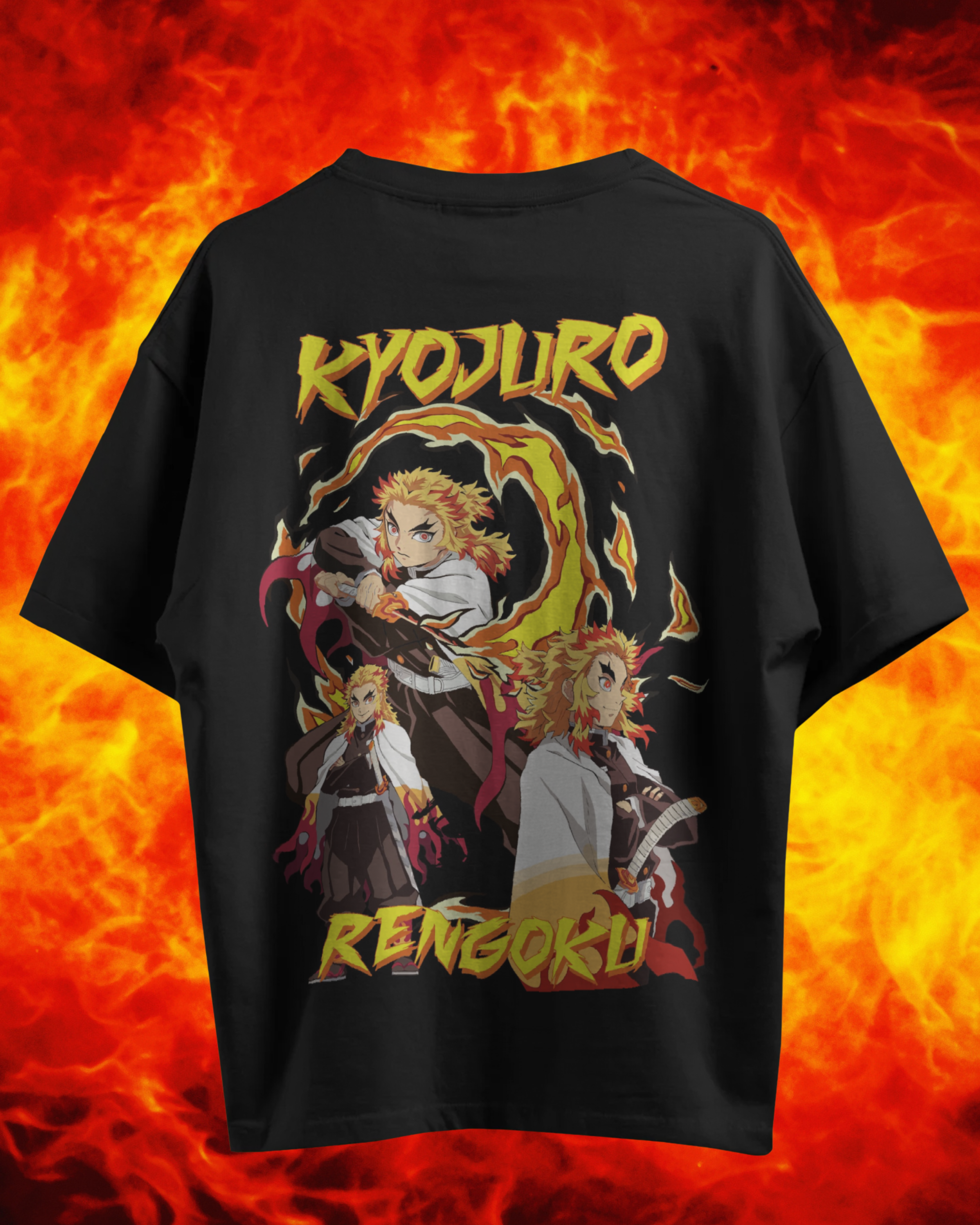 Rengoku Women Oversized T-shirt