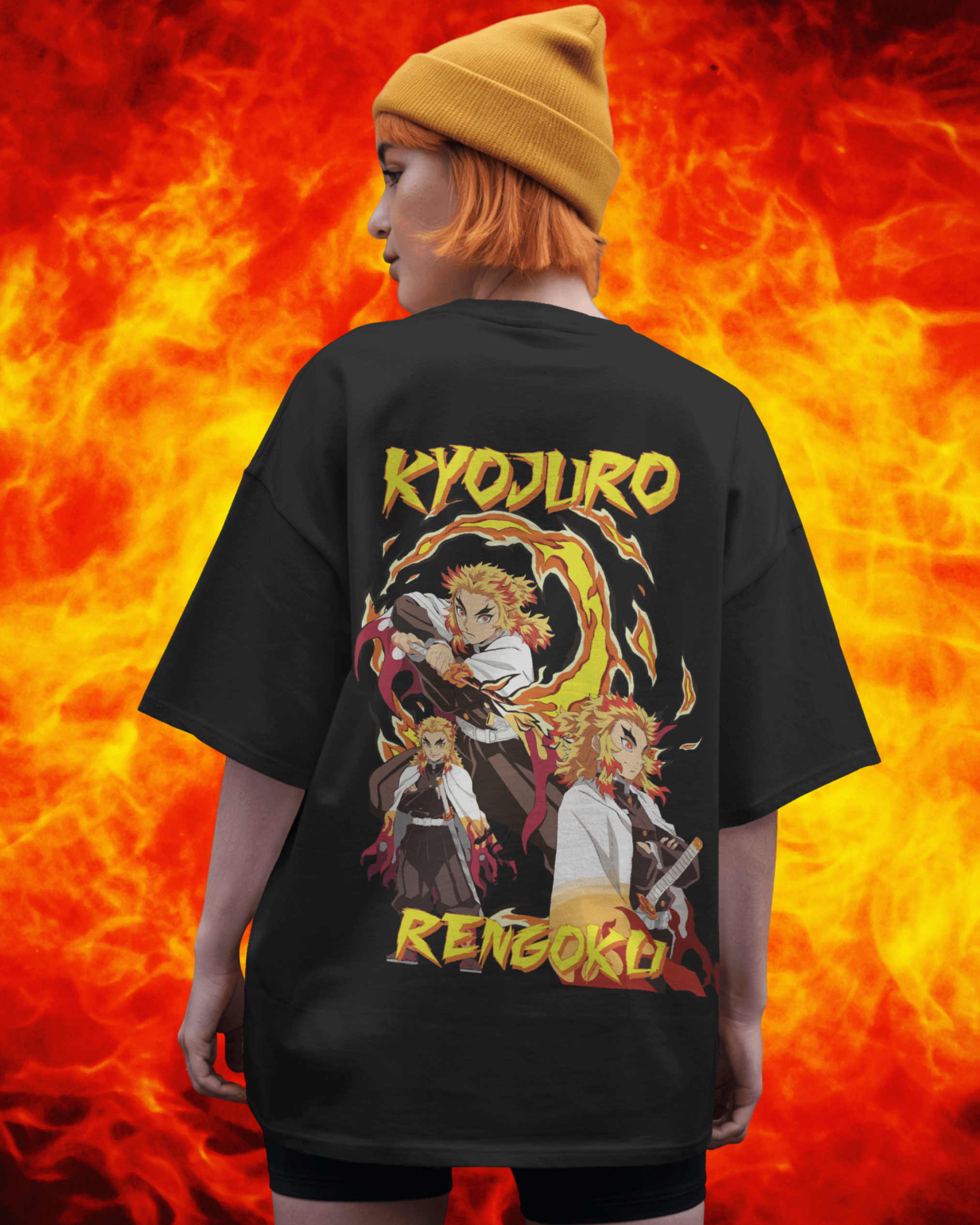 Rengoku Women Oversized T-shirt