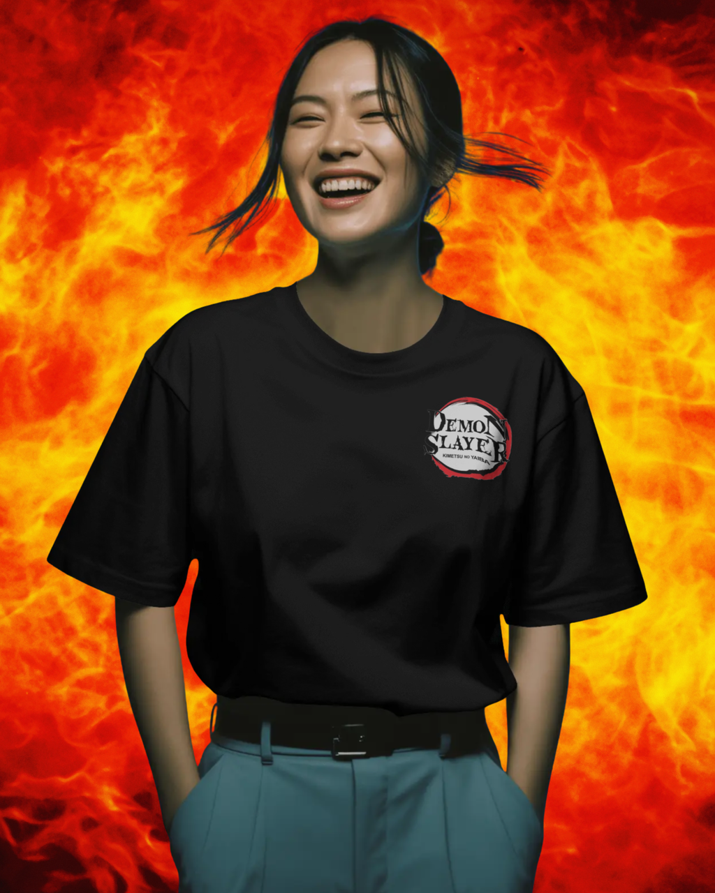 Rengoku Women Oversized T-shirt