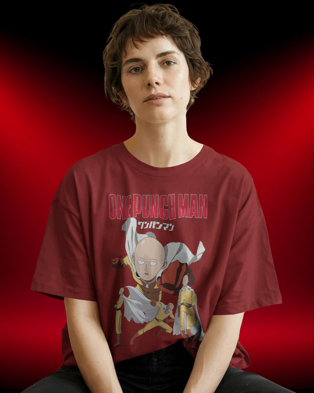 Saitama Women Oversized T-Shirt
