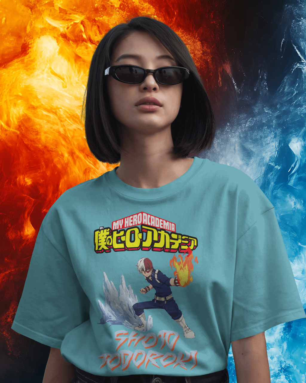 Shoto Todoroki Women Oversized T-Shirt