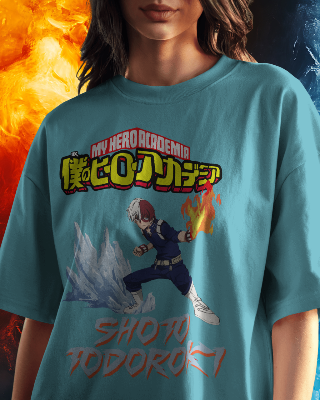 Shoto Todoroki Women Oversized T-Shirt