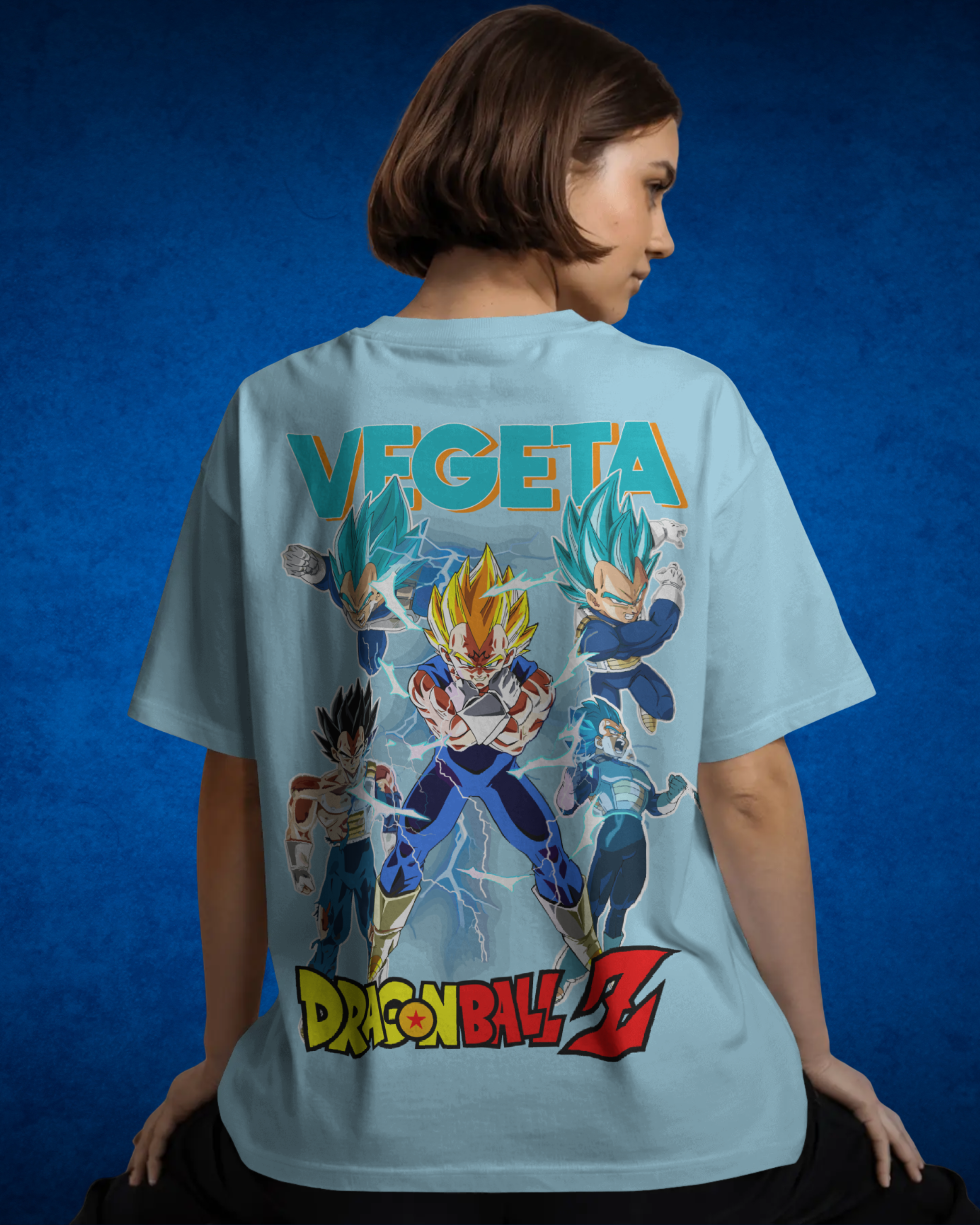 Vegeta Men Oversized T-Shirt
