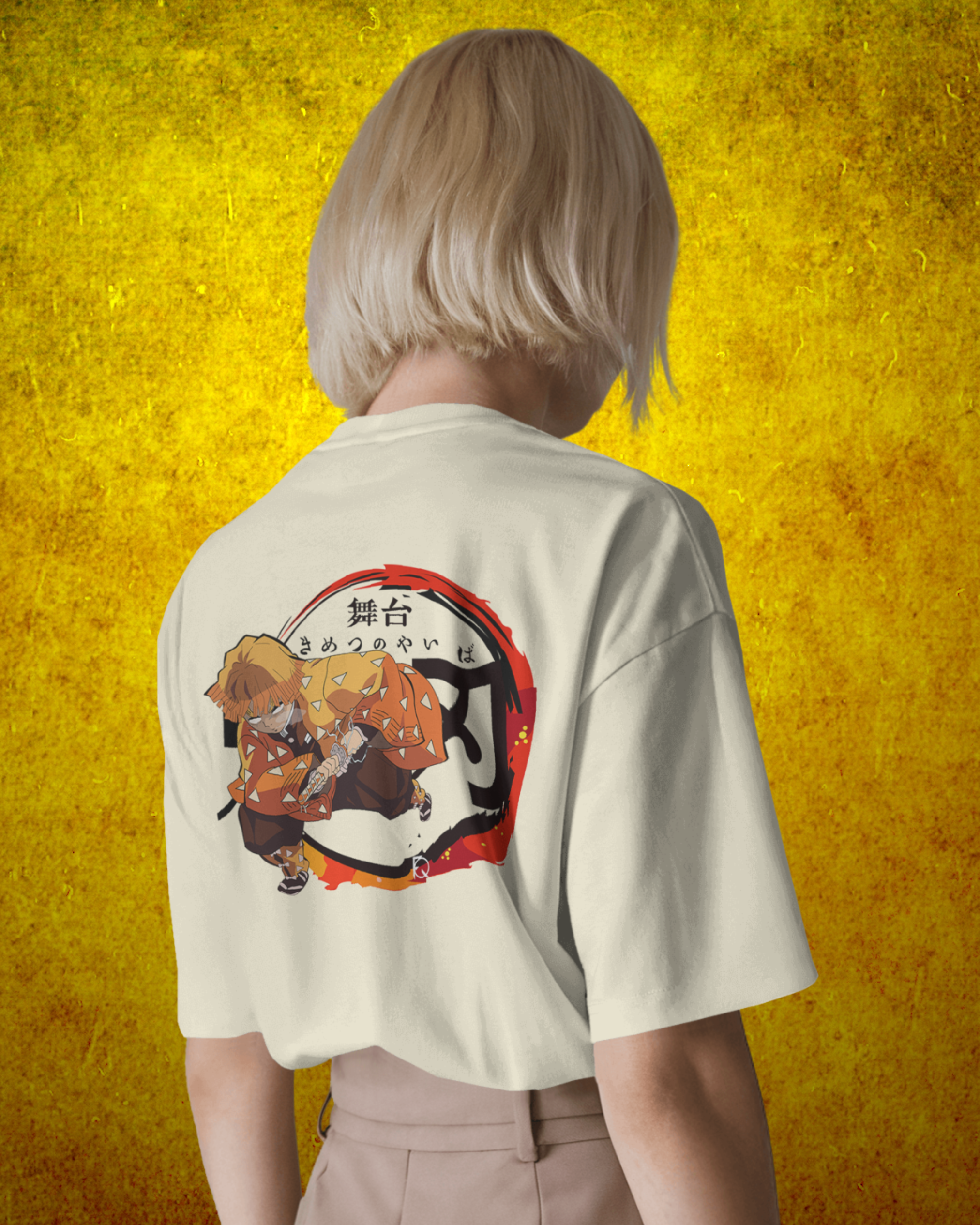 Zenitsu Women Oversized T-shirt