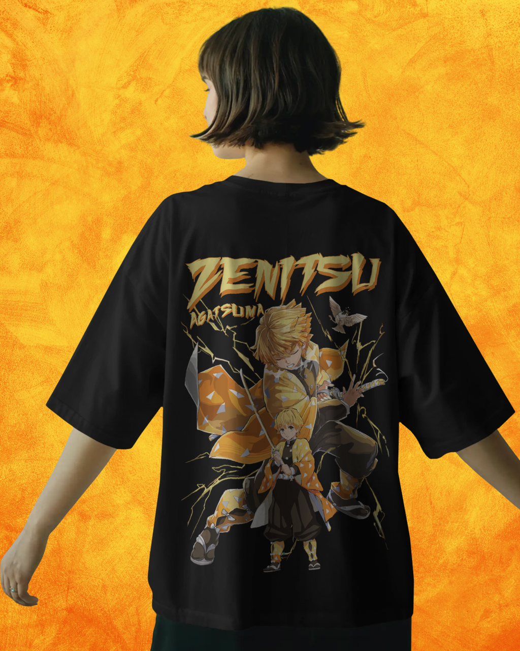 Zenitsu Women Oversized T-shirt